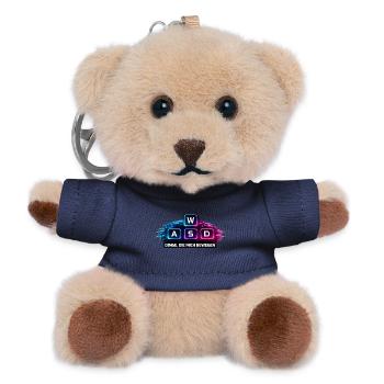 Dinge Die Mich Bewegen WASD PC Gamer  - Teddy Schlüsselanhänger - Navy - Vorne