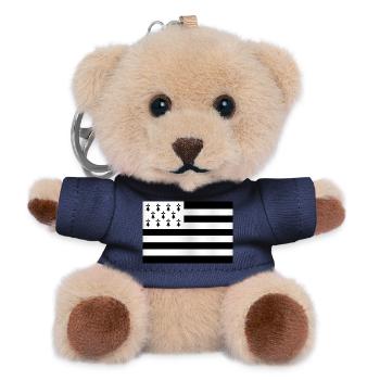 Bretonische Flagge - Teddy Schlüsselanhänger - Navy - Vorne