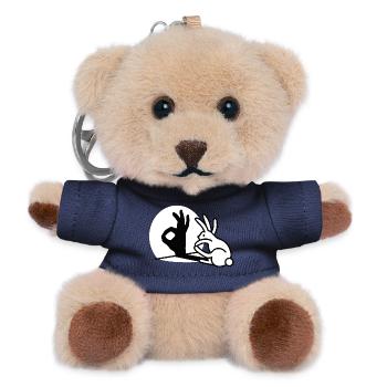 Rabbit Shadow Hand OK Okay Picobello Italy - Teddy Keyring - navy - Front