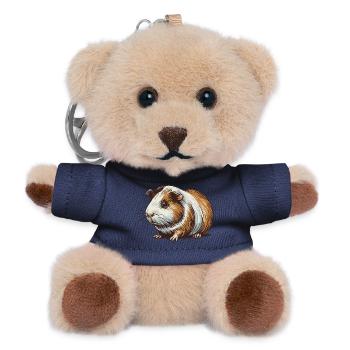 Meerschweinchen - Teddy Schlüsselanhänger - Navy - Vorne