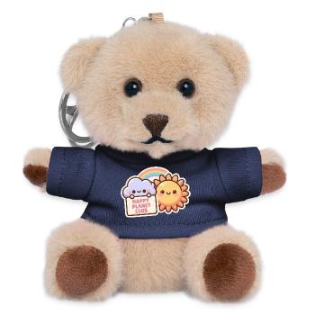 Happy Planet Club - Teddy Keyring - navy - Front