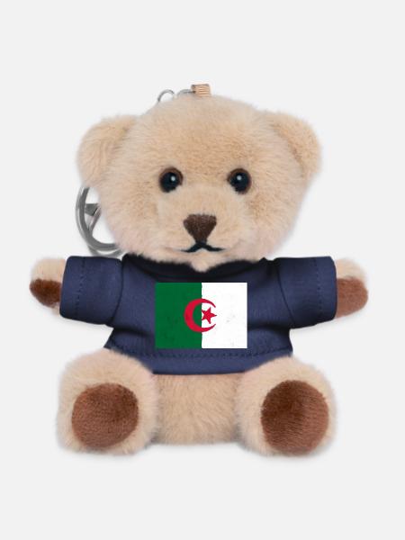 Flag of Algeria – Pride and National Identity - Teddy Keyring - navy