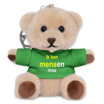 J’en ai marre de la conception des messages des gens - Porte-clés ourson - vert - Devant