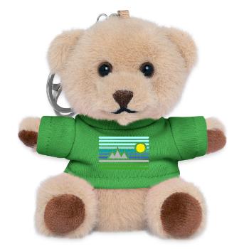 Berge - Teddy Schlüsselanhänger - Grün - Vorne