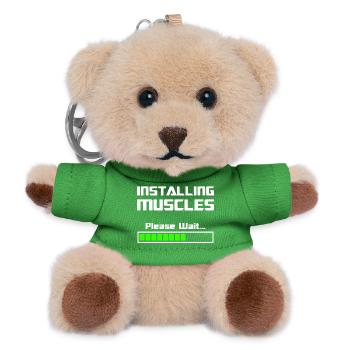 Installing Muscles Install Muscles - Teddy Keyring - green - Front