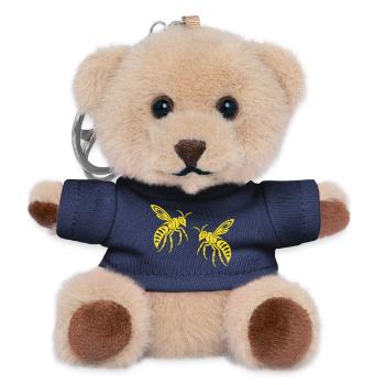 Biene Wespe - Teddy Schlüsselanhänger - Navy - Vorne