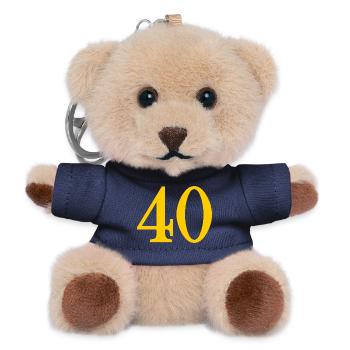 40. 40 YEARS. 40th ANNIVERSARY. 40 YEARS ANNIVERSARY. - Teddy Keyring - navy - Front