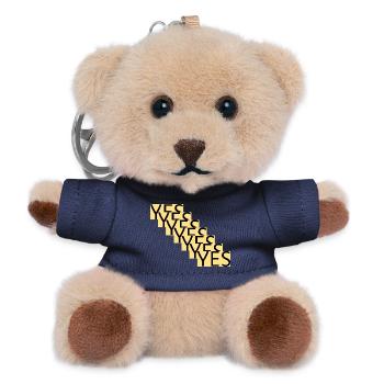 YES – Stufenstatement in Gold - Porte-clés ourson - marine - Devant