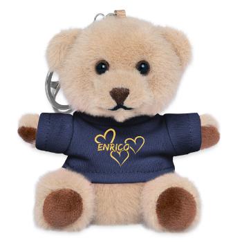 Vorname Enrico - Teddy Schlüsselanhänger - Navy - Vorne