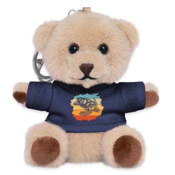 turtle - Teddy Keyring - navy - Front