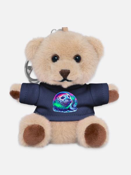 Aurora Borealis Siegel - Teddy Schlüsselanhänger - Navy