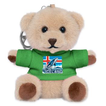 iceland Iceland 10 - Teddy Keyring - green - Front
