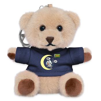 The astronaut and beer - Teddy Keyring - navy - Front