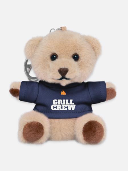 Grill Crew BBQ Grilling Grill Master Team Father's Day - Teddy Keyring - navy