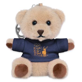 As the deer pants for water - Teddy Schlüsselanhänger - Navy - Vorne