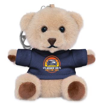 Auto Tuner Tuning Kfz Werkstatt Mechaniker Spruch - Teddy Schlüsselanhänger - Navy - Vorne