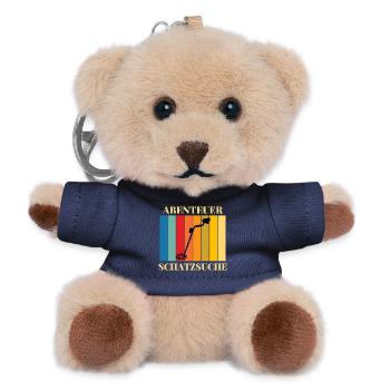 Abenteuer_Schatzsuche - Porte-clés ourson - marine - Devant
