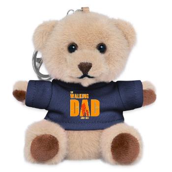 Parody of Dad and Son Theme - Teddy Keyring - navy - Front