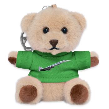 Tu-144 - Teddy Schlüsselanhänger - Grün - Vorne