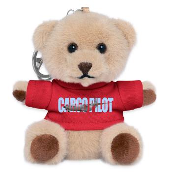 Cargo pilot C-133 - Teddy Schlüsselanhänger - Rot - Vorne
