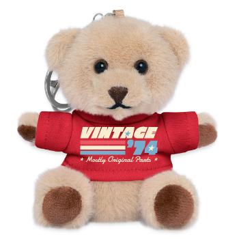 Vintage 74 Original Pieces - Teddy Keyring - red - Front