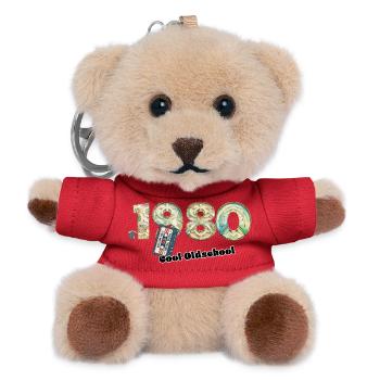 1980's Vintage Retro – Cassette – Cool Olds - Teddy Keyring - red - Front