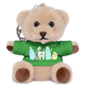 Receptionist Dentist - Teddy Keyring - green - Front