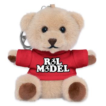 RoL MoDel – Rollstuhldesign für Frauen # - Teddy Schlüsselanhänger - Rot - Vorne