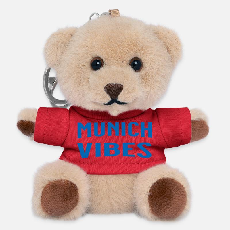 Munich Vibes - Porte-clés ourson - rouge