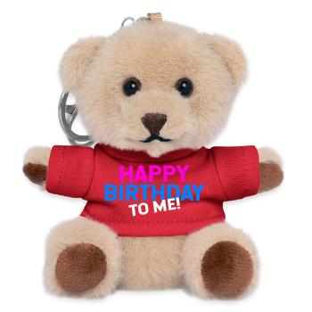 Joyeux anniversaire Cadeau d’anniversaire humour - Porte-clés ourson - rouge - Devant