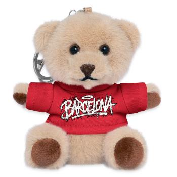 Barcelona Graffiti Hip Hop - Teddy Schlüsselanhänger - Rot - Vorne