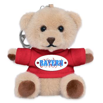 Bavaria, Bavaria Oida, Bavaria, Bavaria coat of arms - Teddy Keyring - red - Front