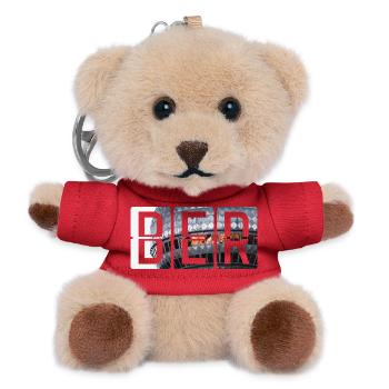 Flughafen Berlin BER - Teddy Schlüsselanhänger - Rot - Vorne
