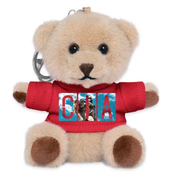 Roma CIampino Aeroporto CIA - Teddy Schlüsselanhänger - Rot - Vorne