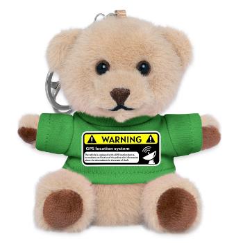 Dash Cam - Teddy Keyring - green - Front