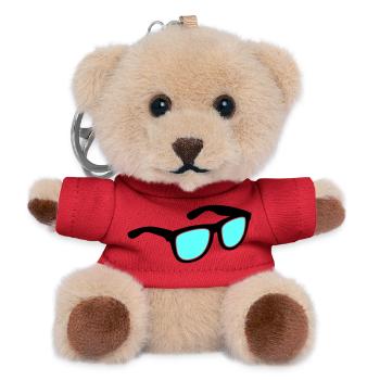 Glasses Sunglasses - Teddy Keyring - red - Front