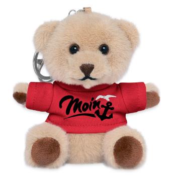 Moin - Teddy Schlüsselanhänger - Rot - Vorne