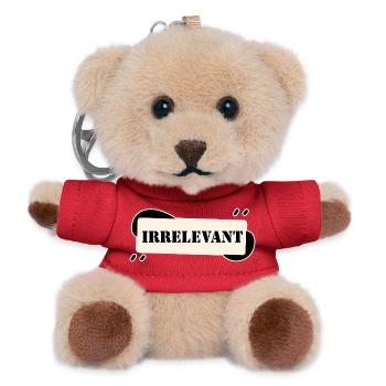 IRRELEVANT - Porte-clés ourson - rouge - Devant