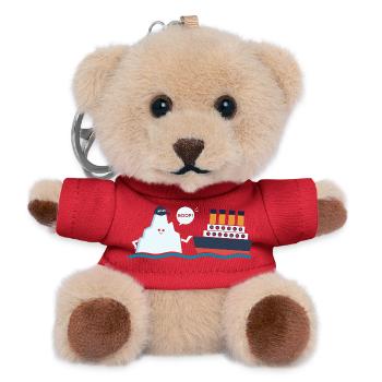 Titanic Funny Titanic und Ic-eberg Boop-Parodie - Teddy Schlüsselanhänger - Rot - Vorne