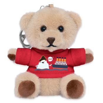 Titanic Funny Titanic Ic-eberg Pirate Boop Parody - Teddy Keyring - red - Front
