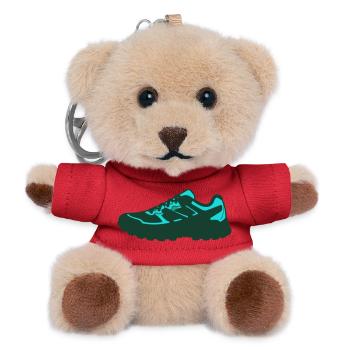 Flat Icon Sporty Sneaker - Teddy Keyring - red - Front
