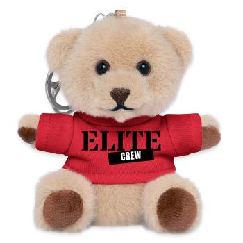 Elite Crew - Team Gruppe Party Squad Member - Teddy Schlüsselanhänger - Rot - Vorne
