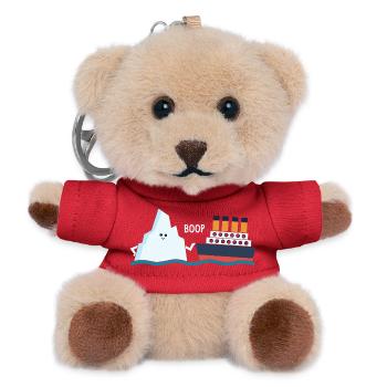 Titanic Lustige Titanic Berg Boop Parodie für Jungs - Teddy Schlüsselanhänger - Rot - Vorne