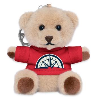 Bergretter Kompass Wappen - Teddy Schlüsselanhänger - Rot - Vorne