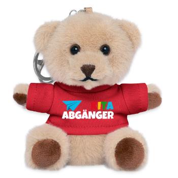 Kita Abgänger  - Teddy Schlüsselanhänger - Rot - Vorne