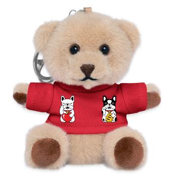 Lucky Dog - Teddy Schlüsselanhänger - Rot - Vorne