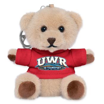 Unterwasser Rugby 3D Teamsport - Teddy Schlüsselanhänger - Rot - Vorne