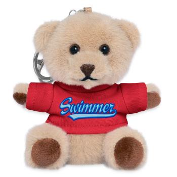 swimmer - Teddy Schlüsselanhänger - Rot - Vorne