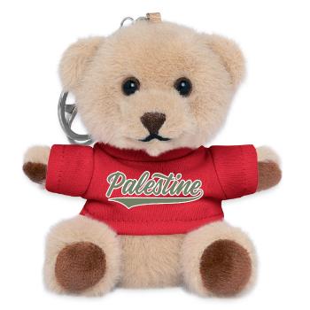 Palestine Baseball-style olivegreen-white - Teddy Schlüsselanhänger - Rot - Vorne