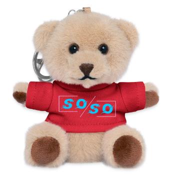 Soso - Teddy Schlüsselanhänger - Rot - Vorne